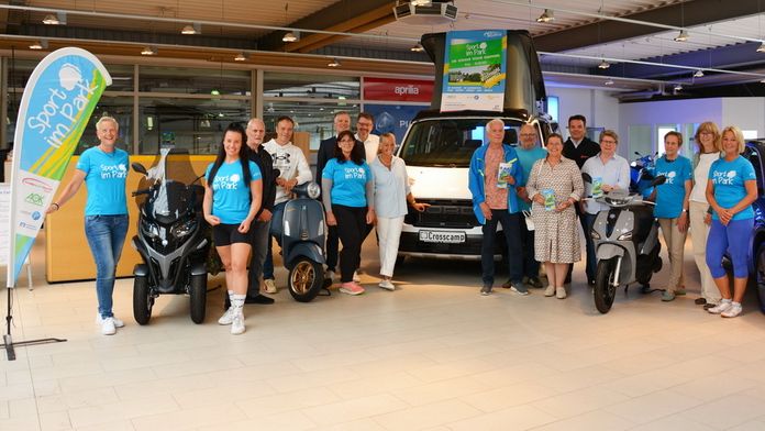 Stadtwerke unterstützen „Sport im Park“